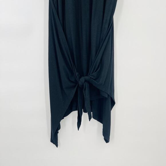 Wilfred Free Black Midi Maxi Dress Women's Size Large - Picture 4 of 5